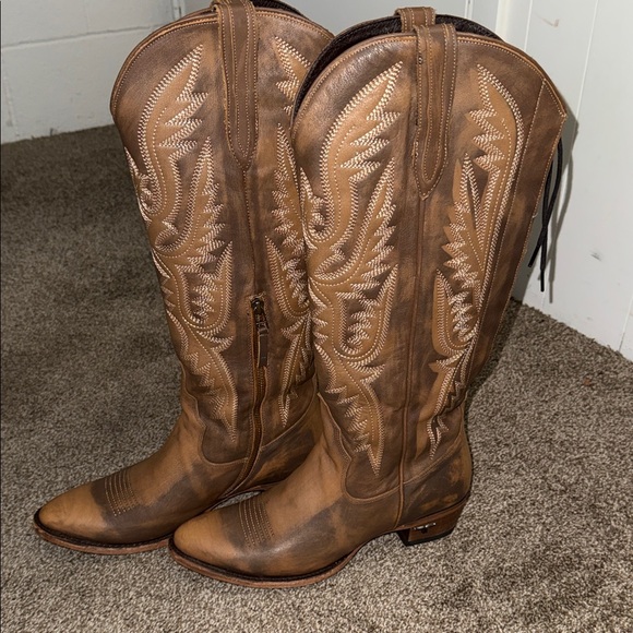Lane Shoes - Lane Monica cowgirl boots brown size 11
